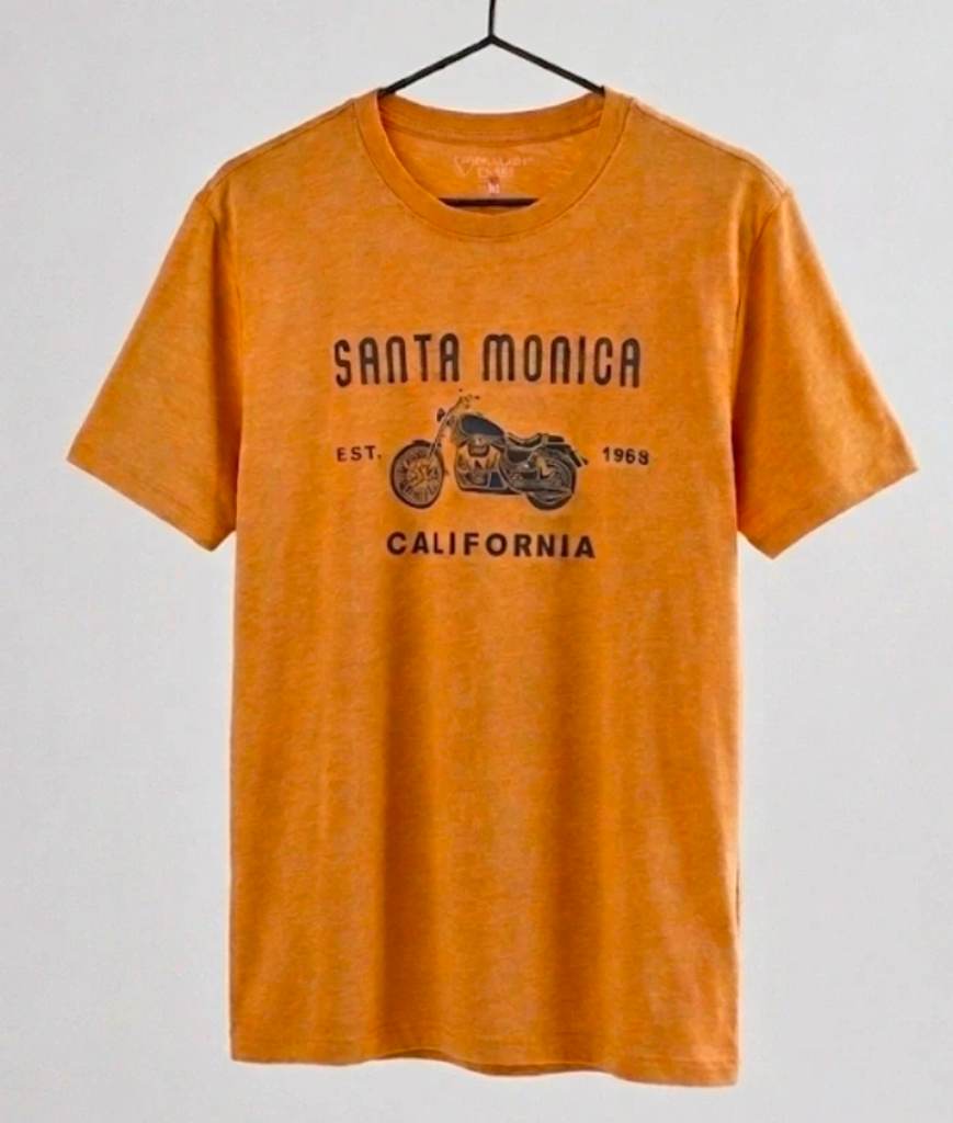 Mens Santa Monica Graphics Tshirt Size M