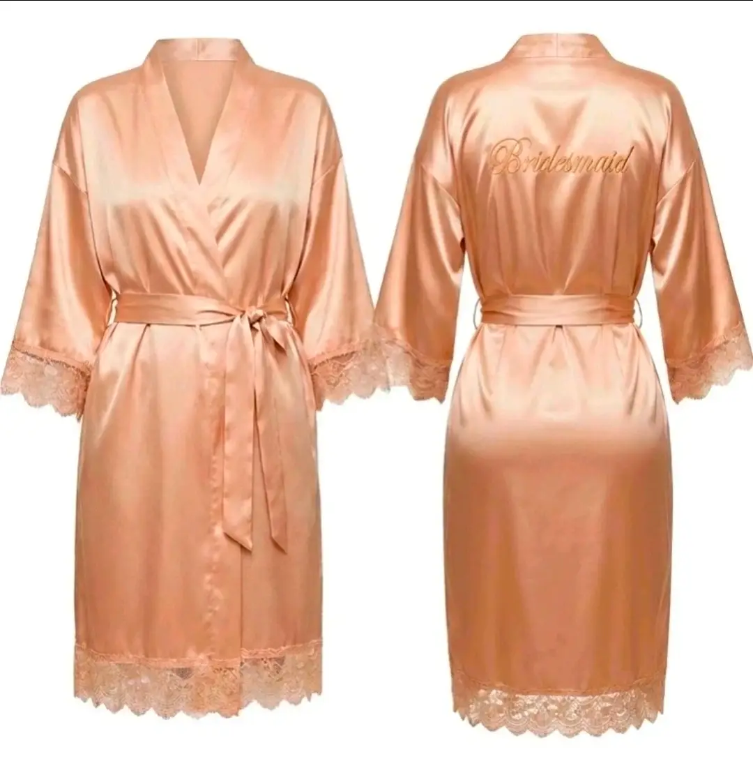 New Owiter Bridesmaid bath robe dressing gown size 8-14
