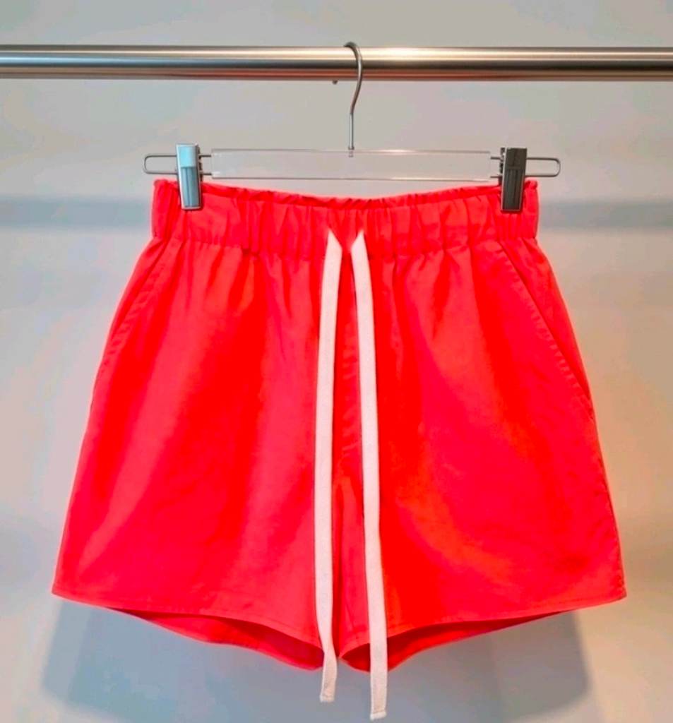 Womens paper bag waist summer shorts size 6-8