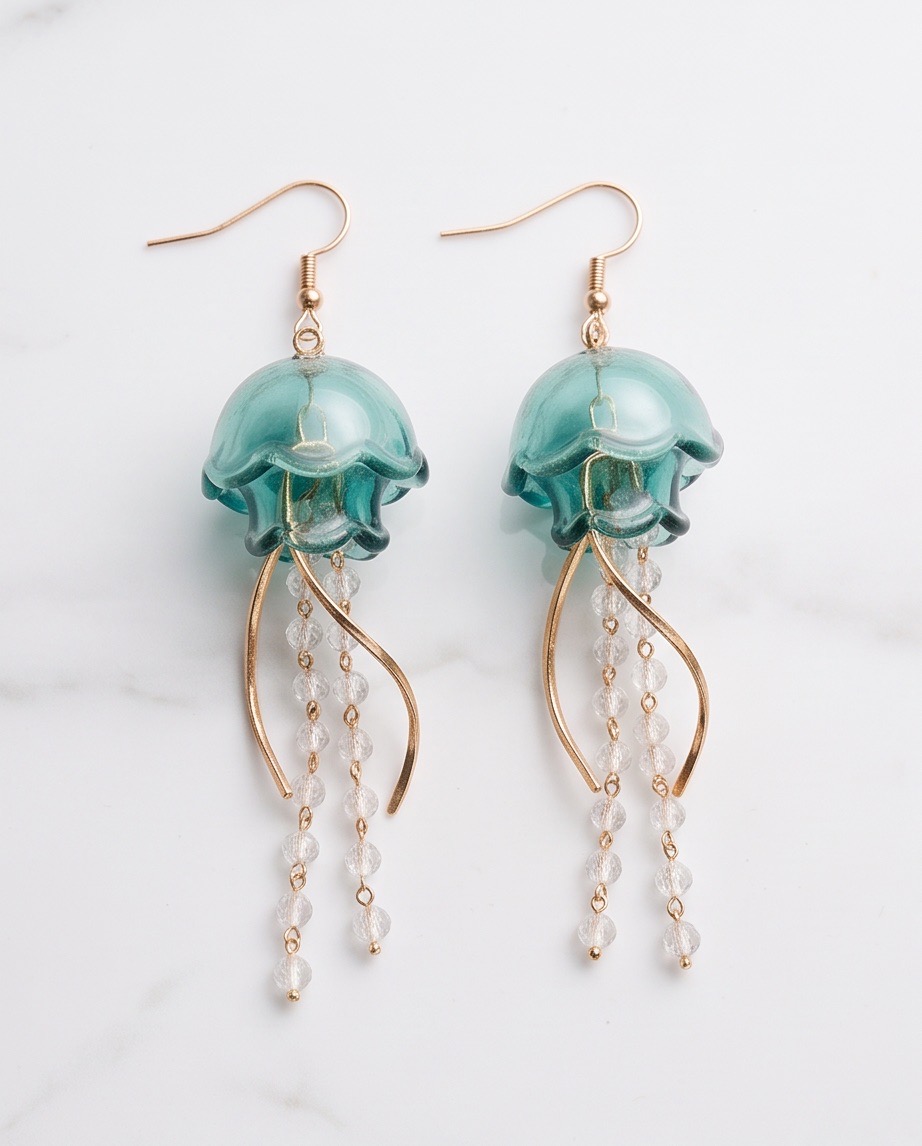 Jellyfish earrings