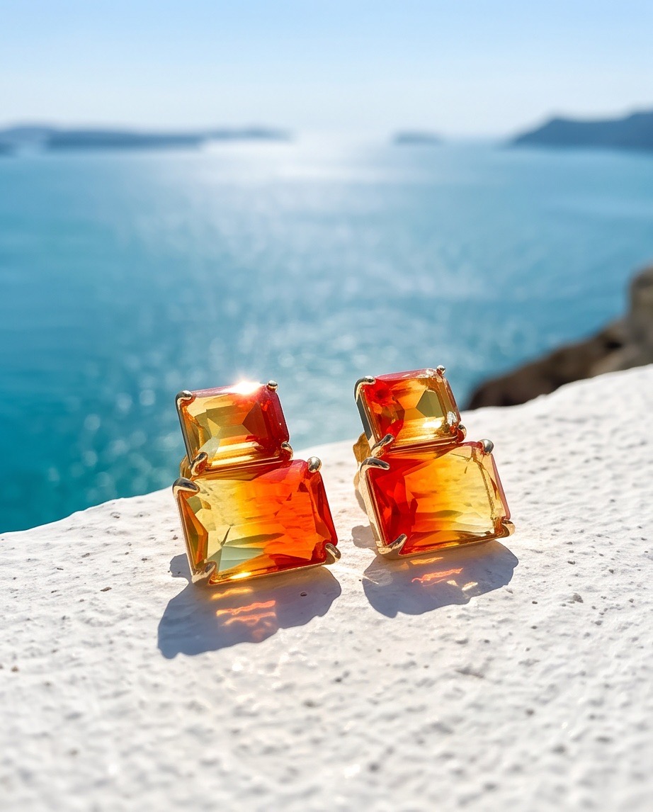 Gradient earrings
