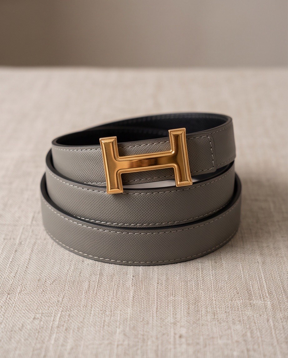 Reversible belt (grey/black)