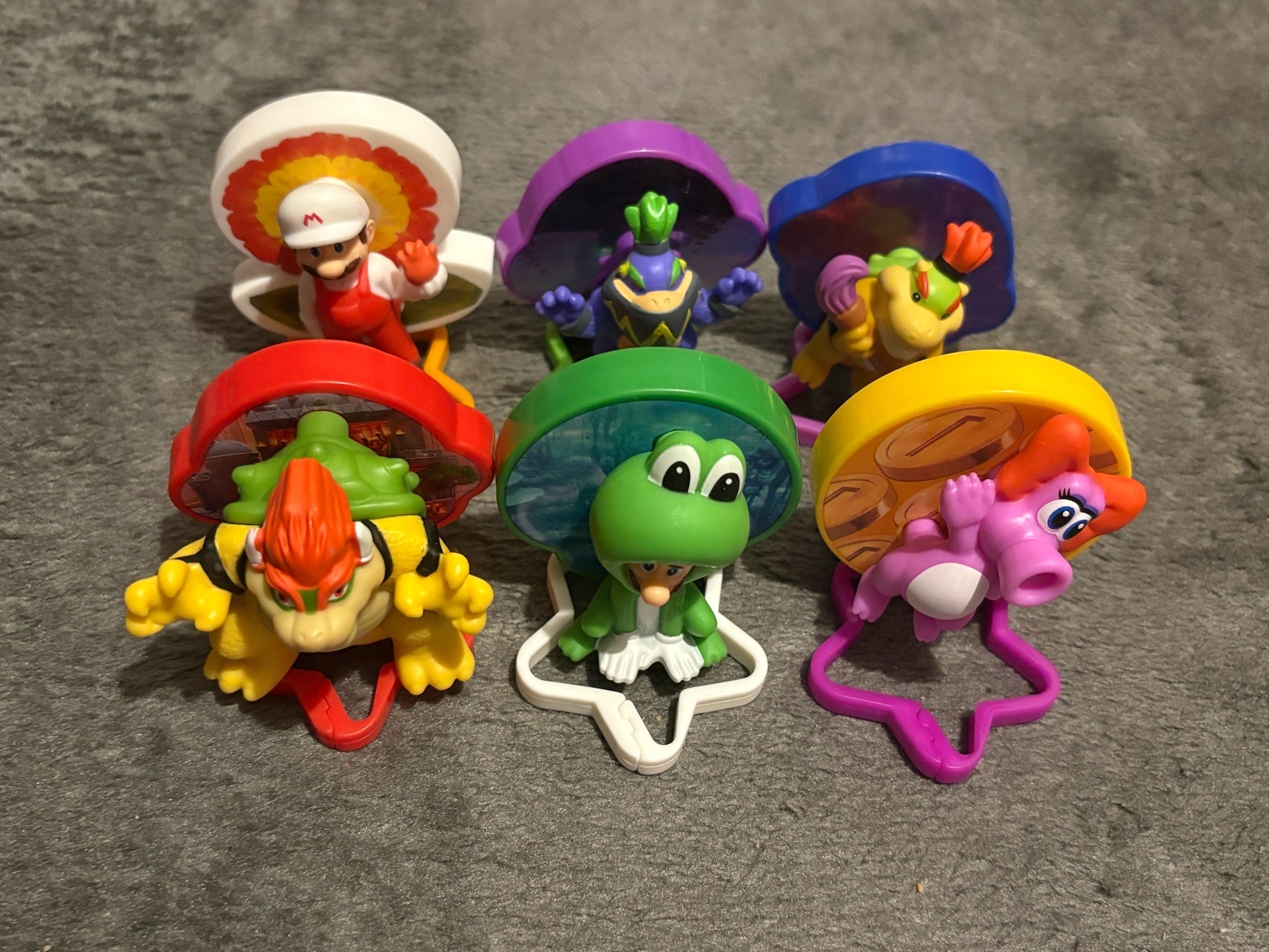 Mario figures x6 new