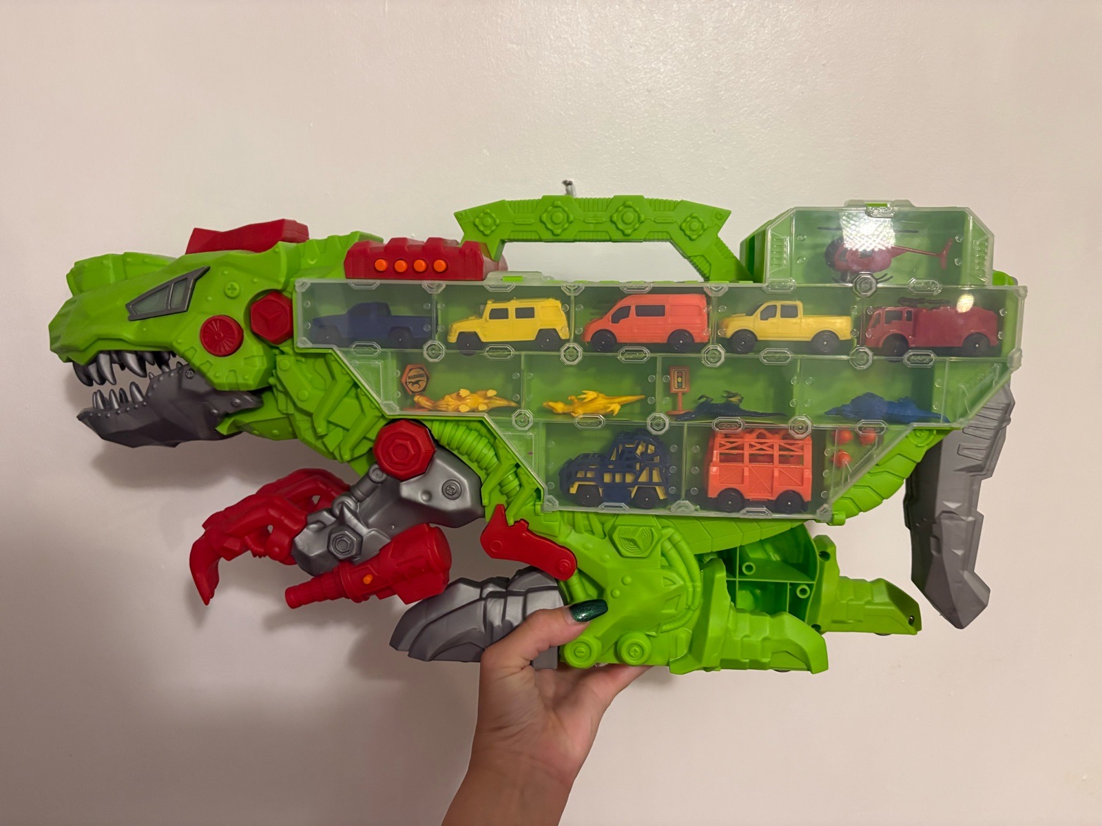 Dinosaur truck and cars bits new