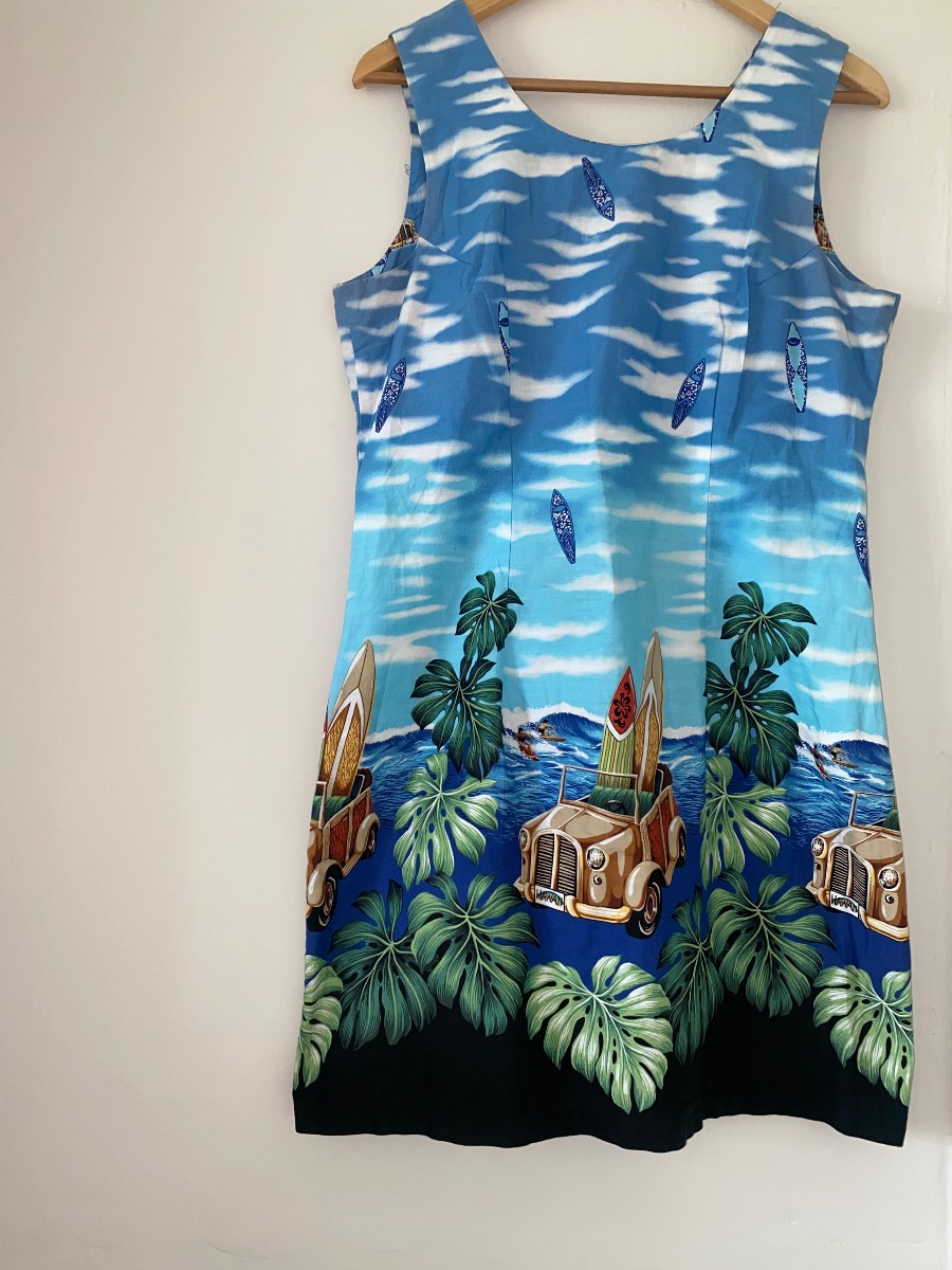 Woman’s Hawaii summer dress U.S.A XL U.K 12 cotton