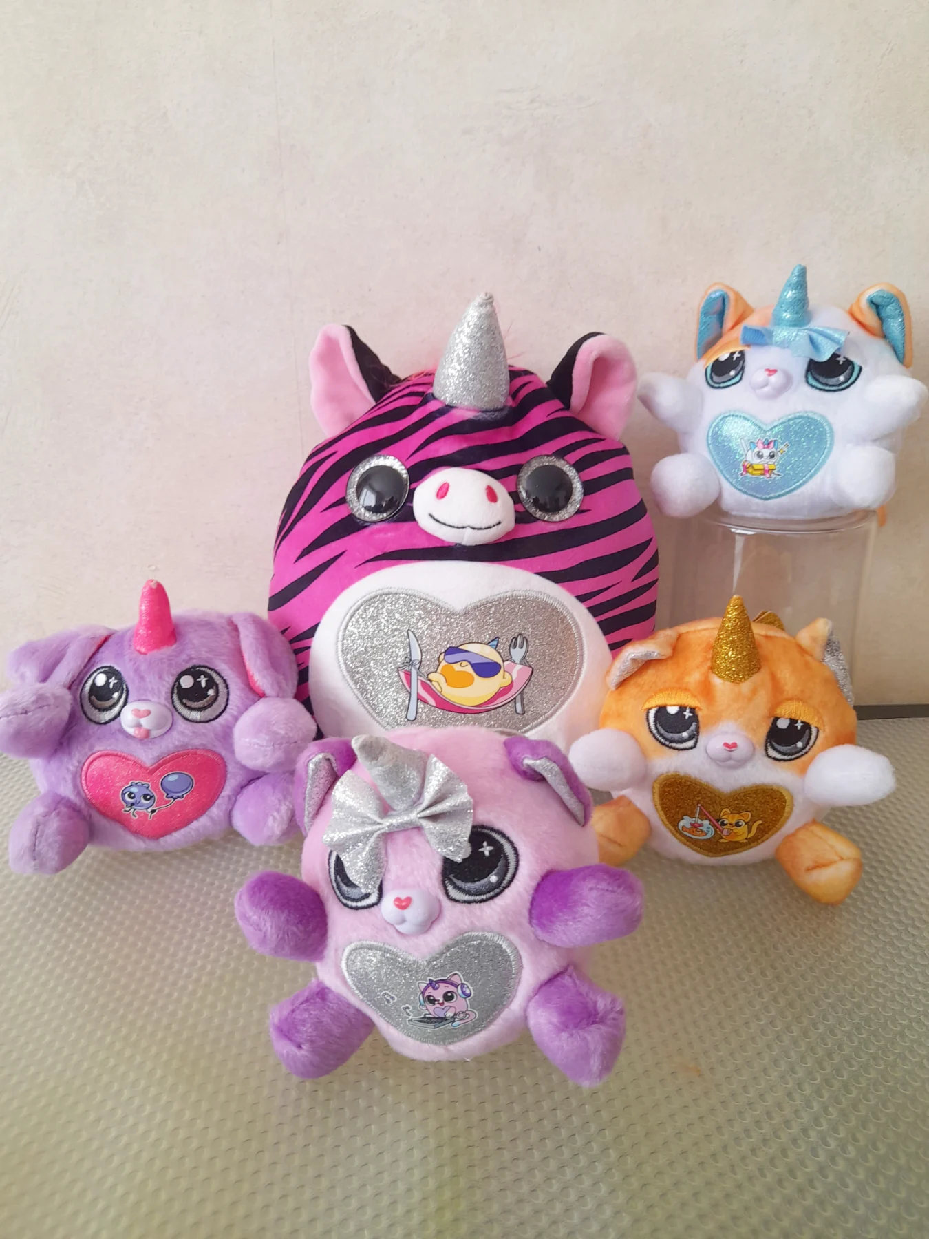 Zuru Rainbocorn kittycorn & puppycorn soft toy bundle Zuru Rainbocorn plush
