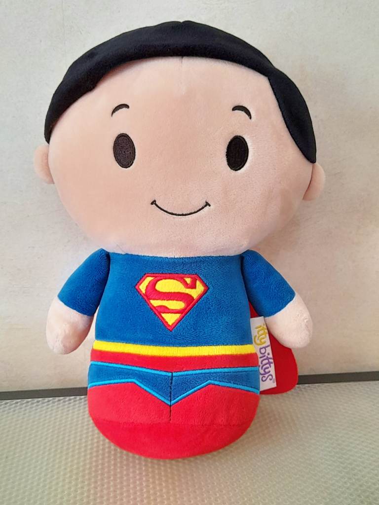 Hallmark itty bittys Superman soft toy squishy itty bittys Biggys dc comics 12"