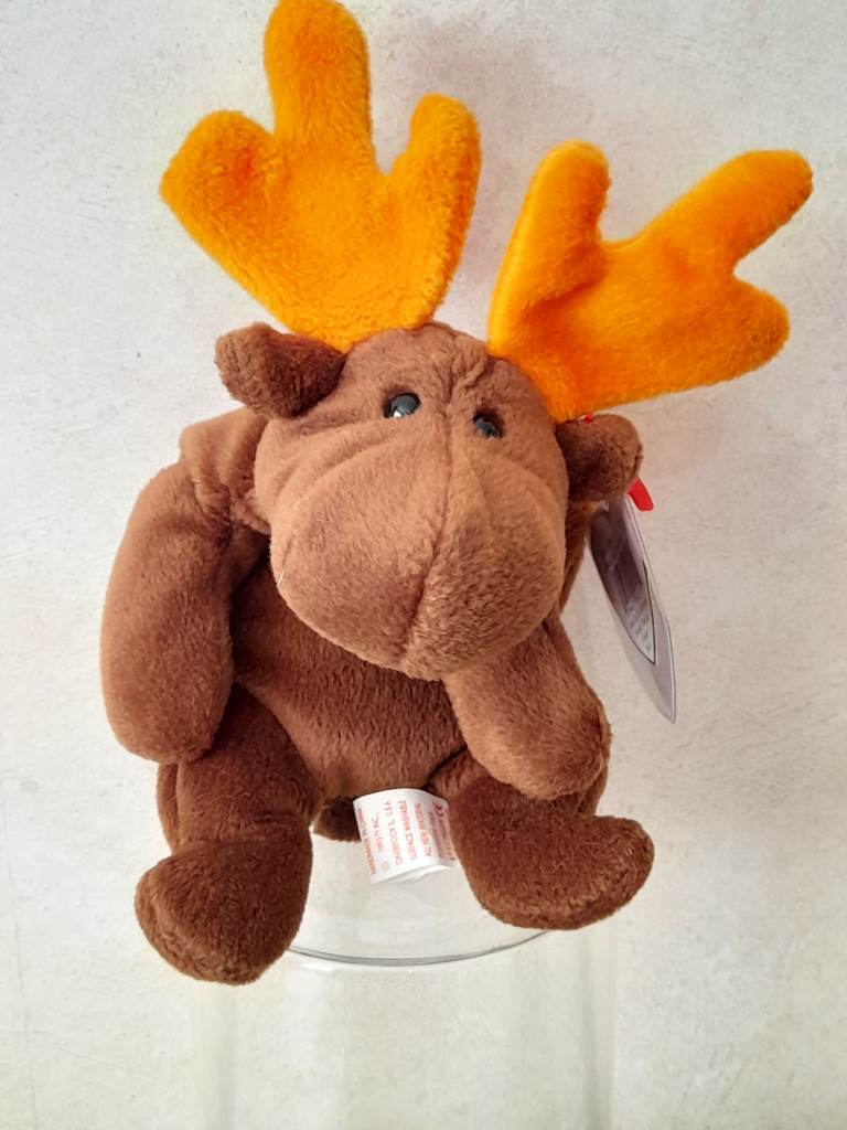 TY Beanie Babies Chocolate the Moose soft toy beanie TY 1993 soft toy