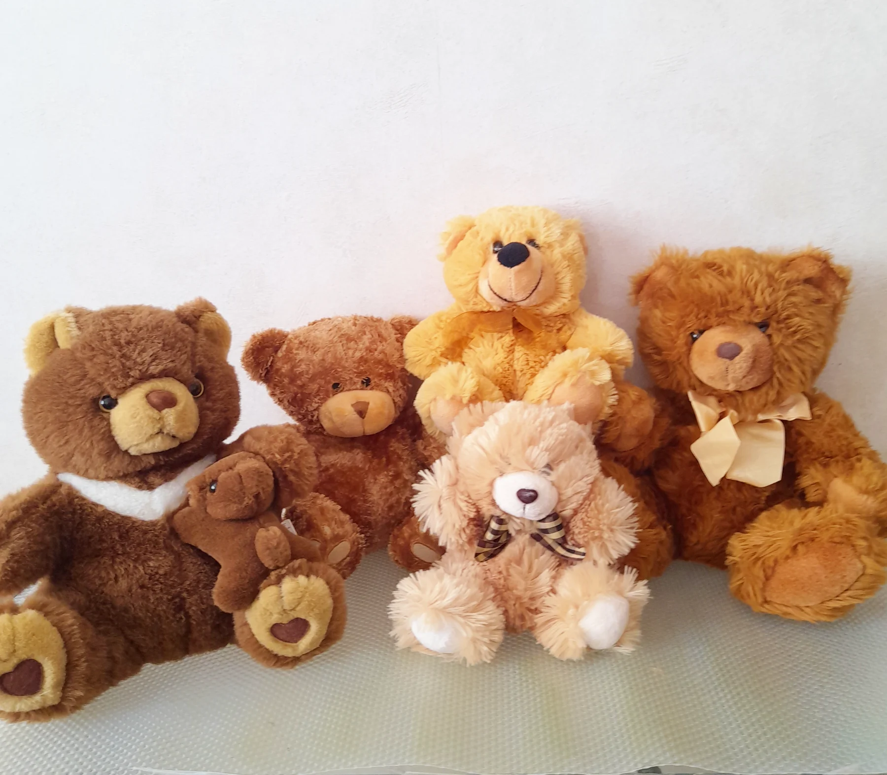 Teddy Bear Soft Toy Bundle - fluffy traditional style soft toy bears job lot