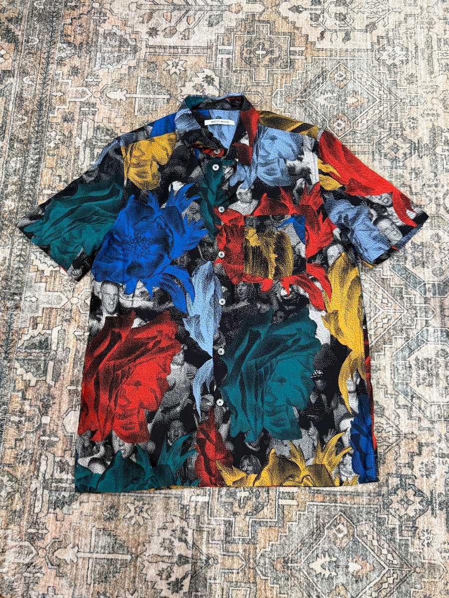 Wood wood printed shirt