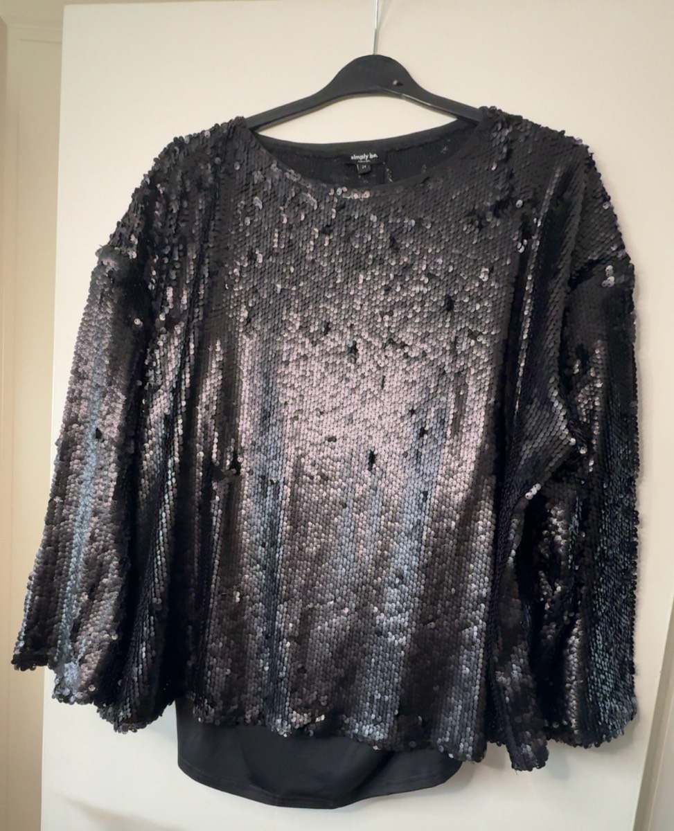 Women’s plus size sequin top. BNWT