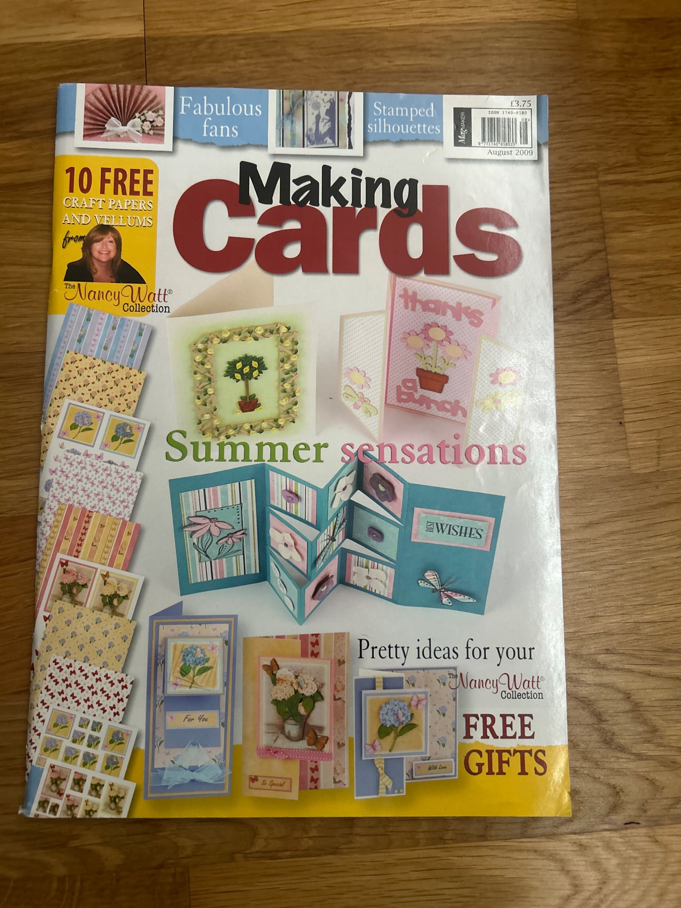 Making cards magazine August 2009 crafting magazine