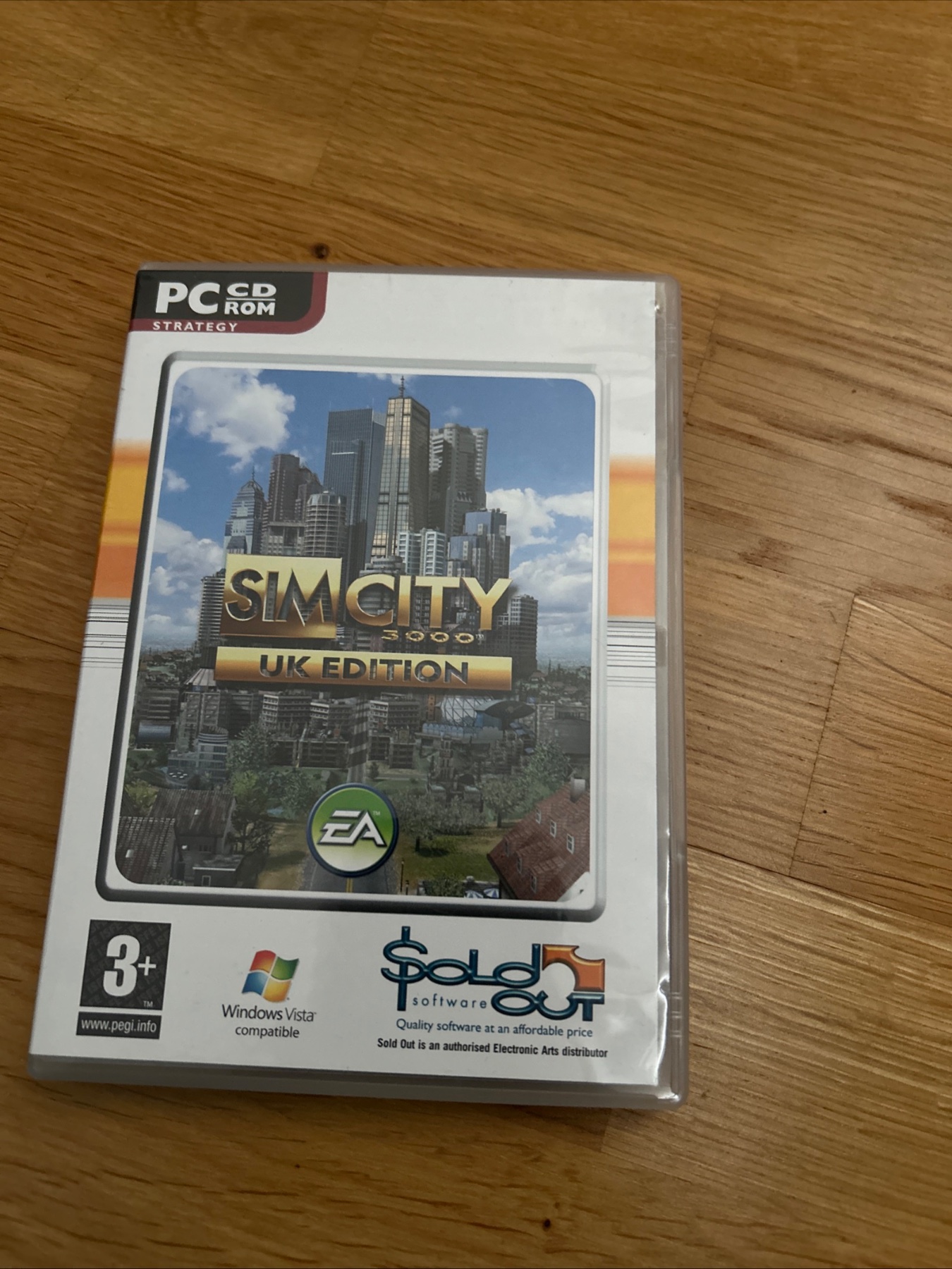 Sim city 3000 uk Edition pc cd Rom retro game