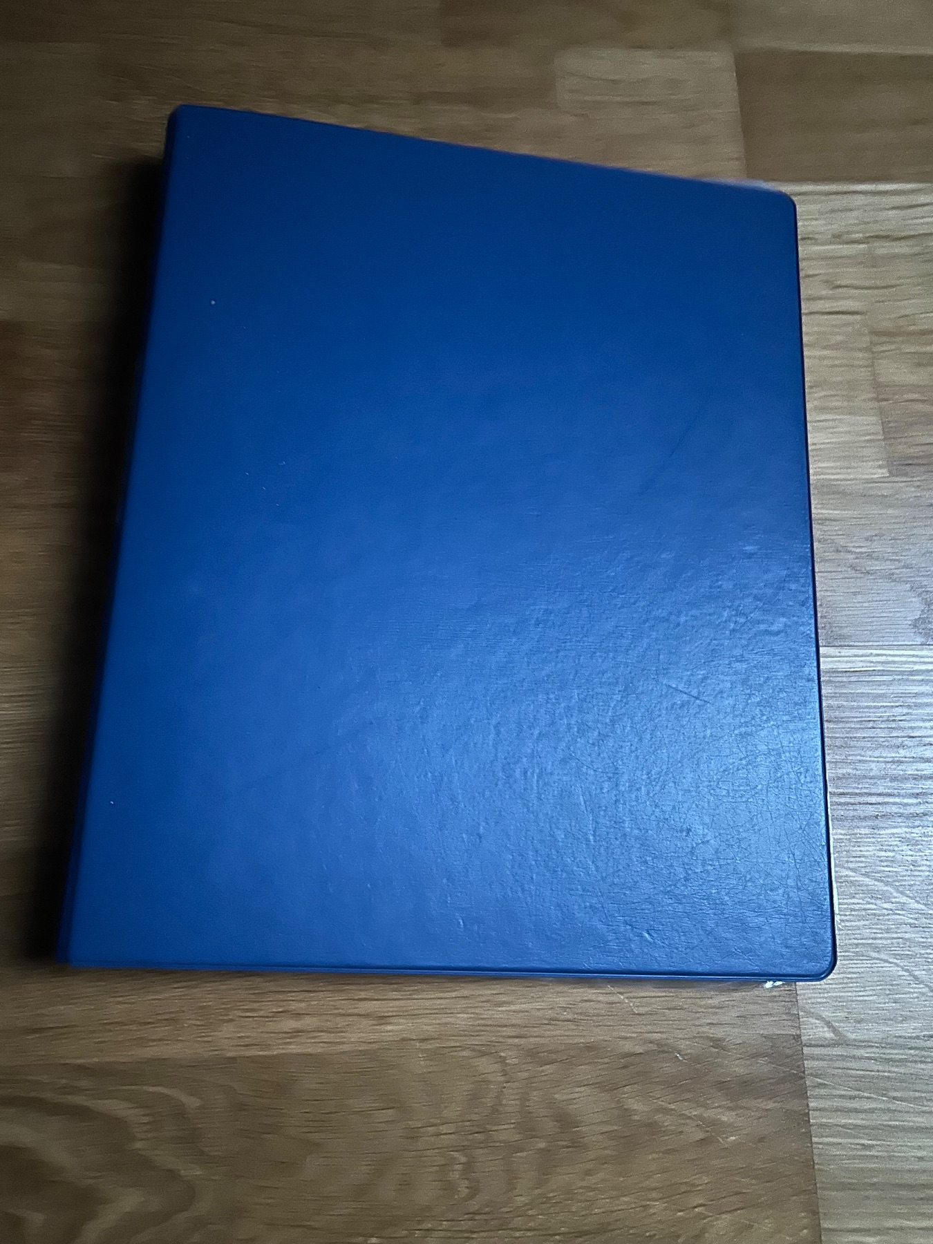 Blue A4 folder and 10 plastic folders