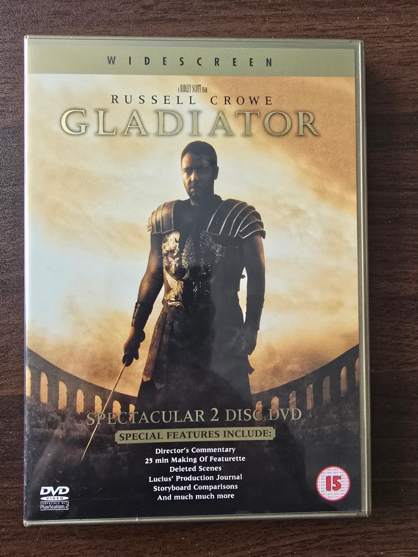 Gladiator DVD • 2-Disc Special Edition • Russell Crowe • Ridley Scott Epic