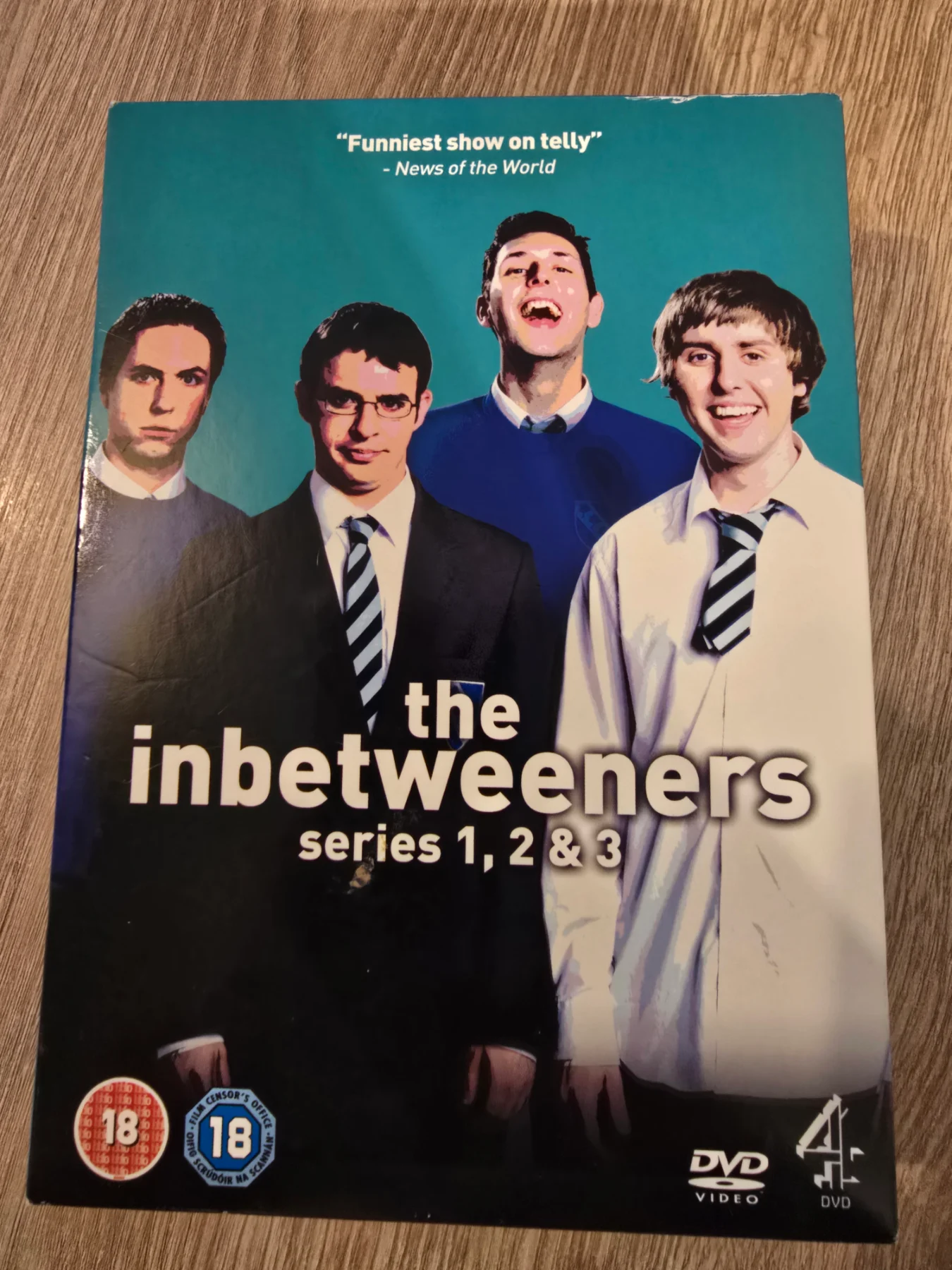 The Inbetweeners – Series 1, 2 & 3 Complete DVD Box Set 😂