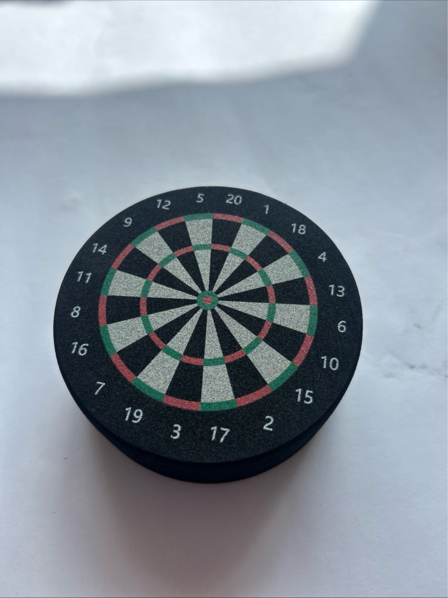 Mini dart board dart holder