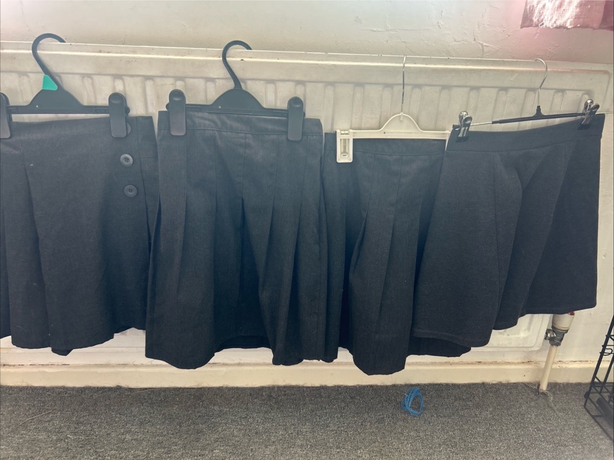 Girls School Skirts 9-10 George