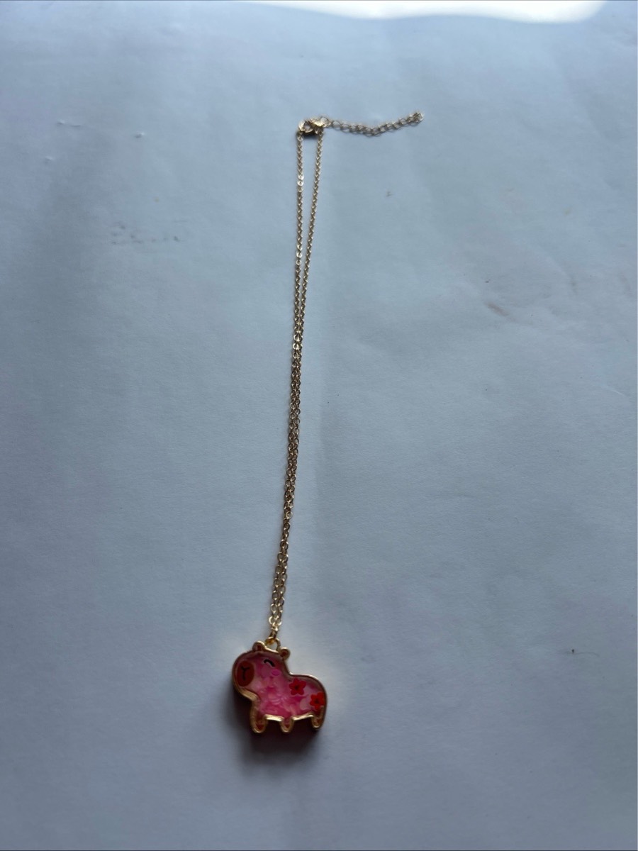 Capybara necklace