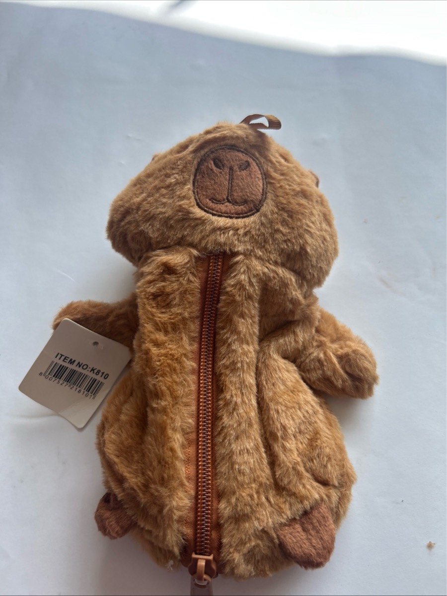 Capybara zip up pencil case