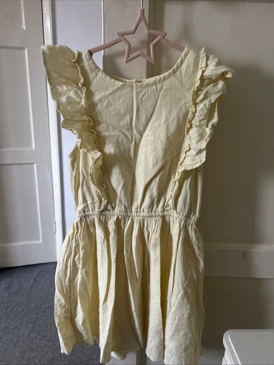 Girls Summer Yellow Dress Tu Age 9