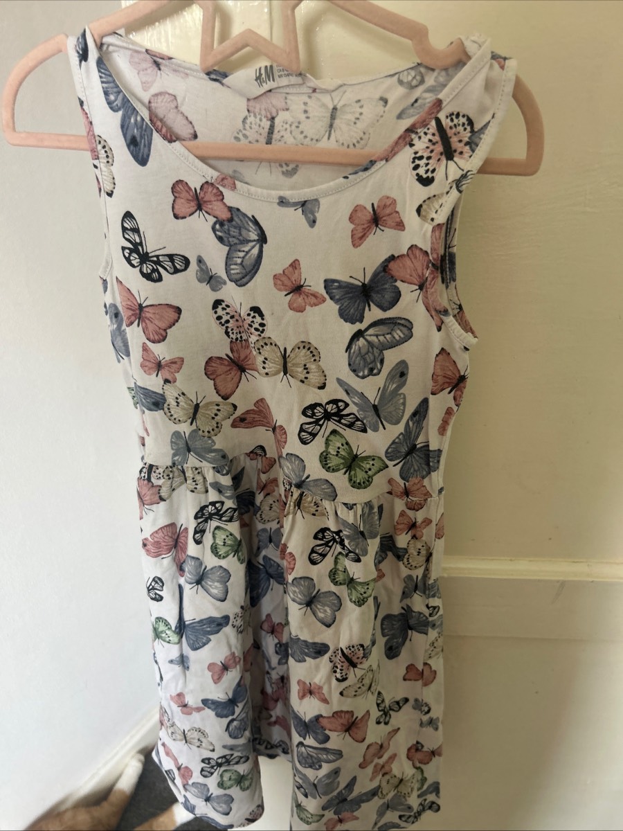 Girls Dress Butterfly 8-10 Years H&M