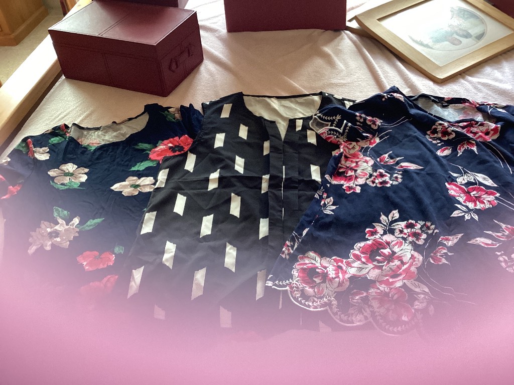 Ladies t shirts plus 1 sleeveless top