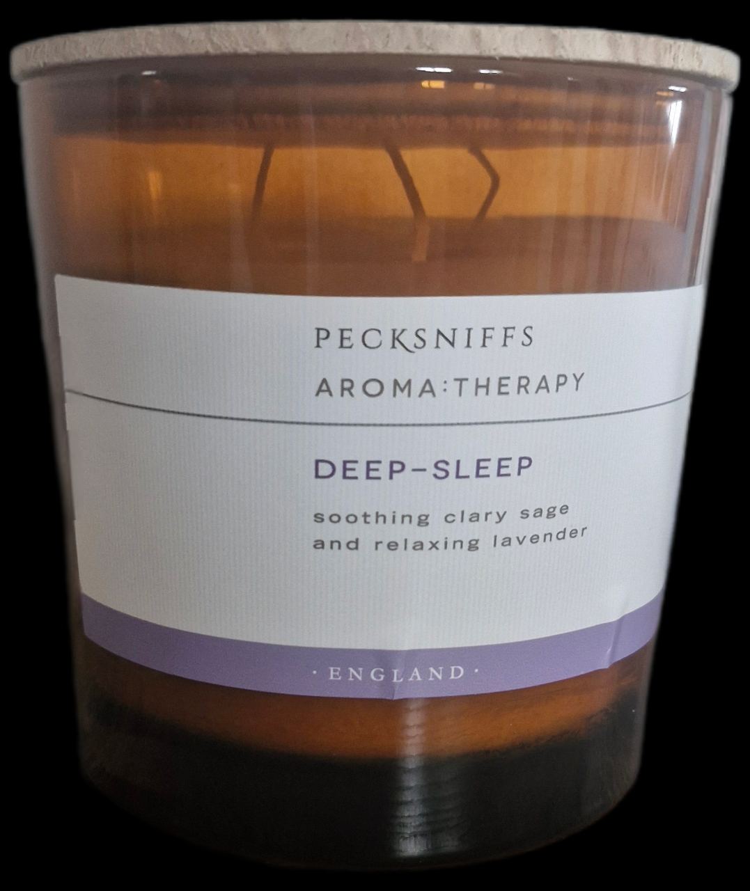 Pecksniffs deep sleep XL candle 3 wick