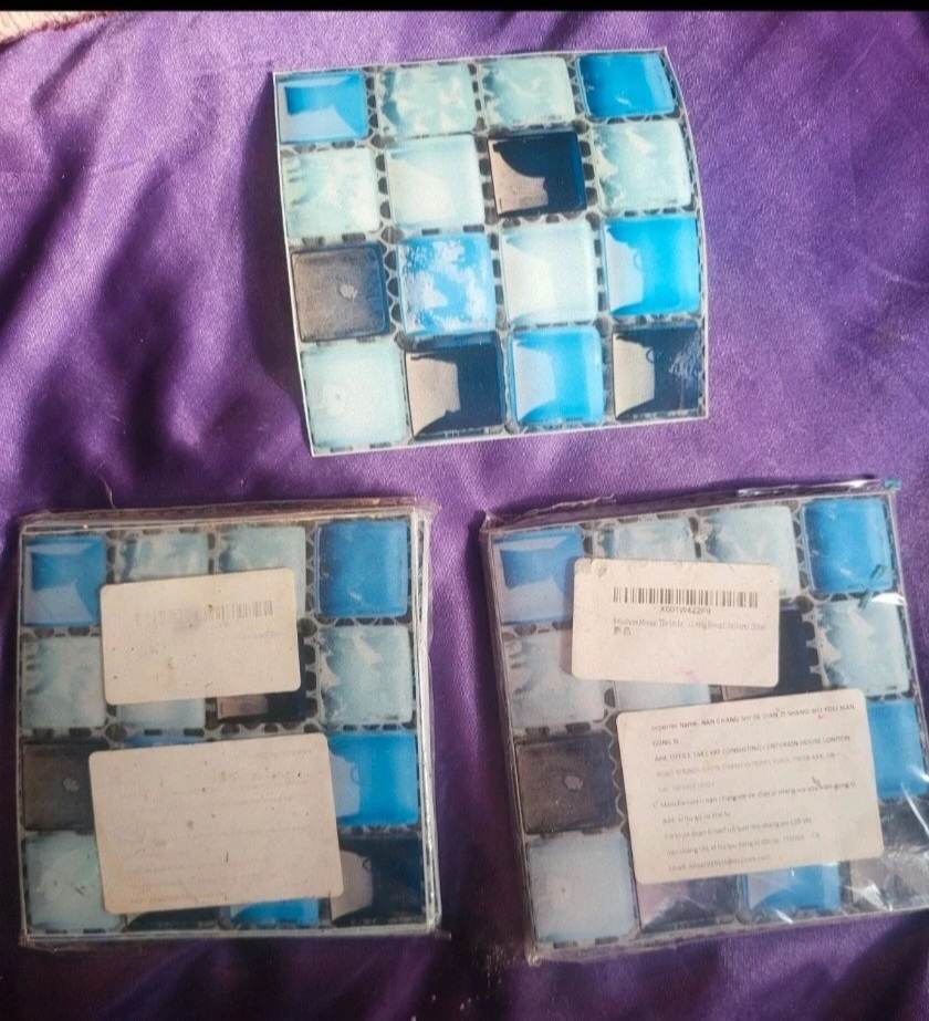 80 mosaic self adhesive vinyl tile stickers nwt