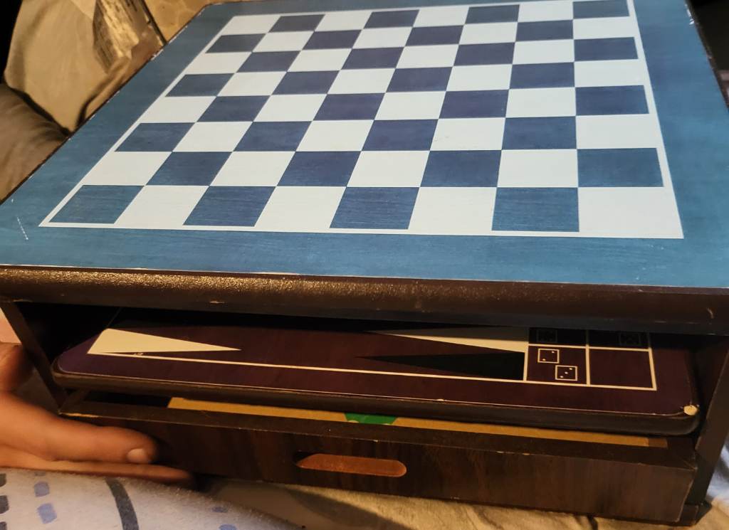 wooden multi-game compendium