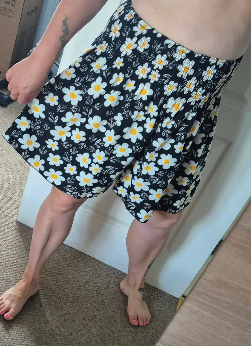 Summer wide shorts