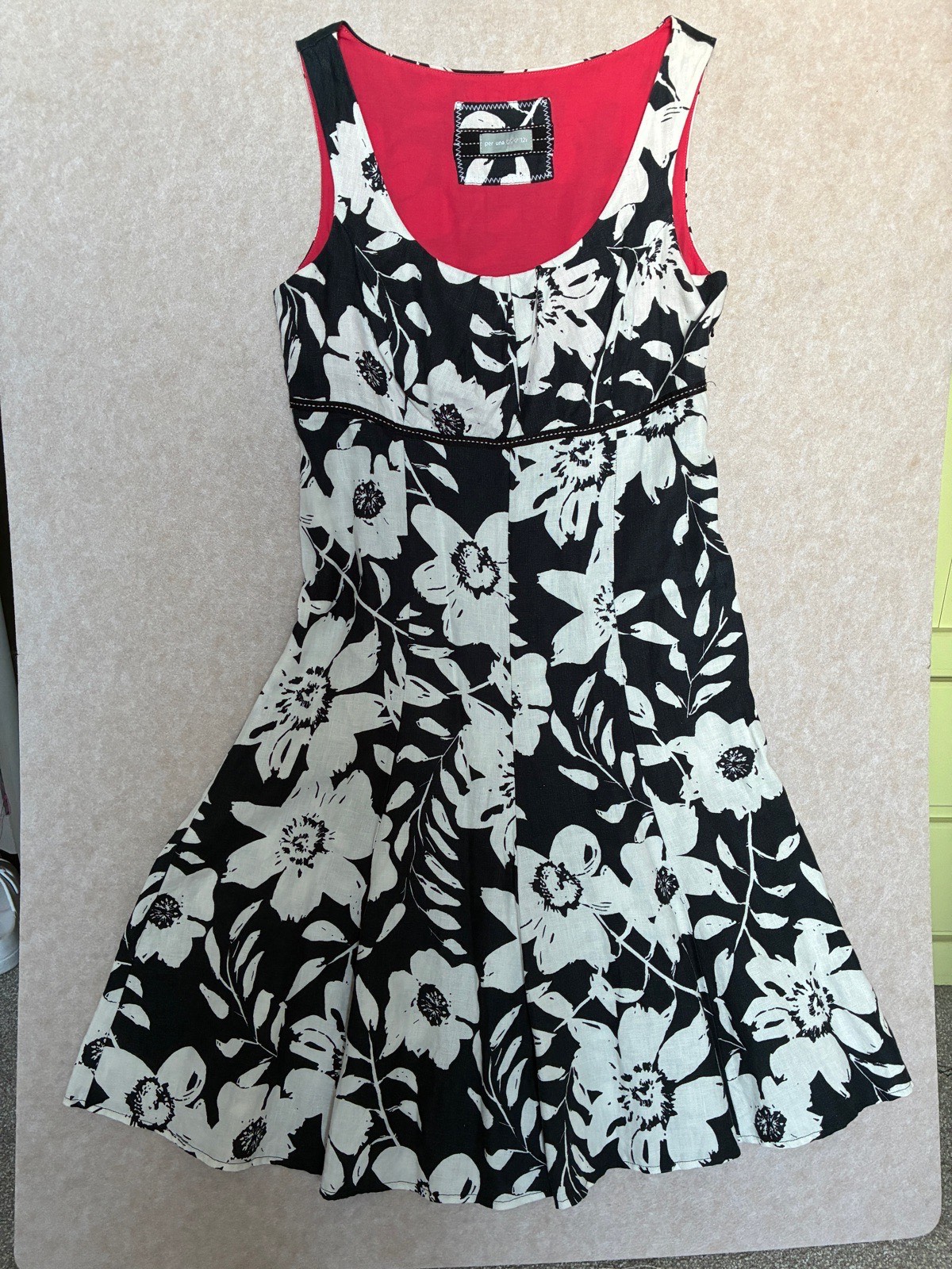 Per Una black & white dress