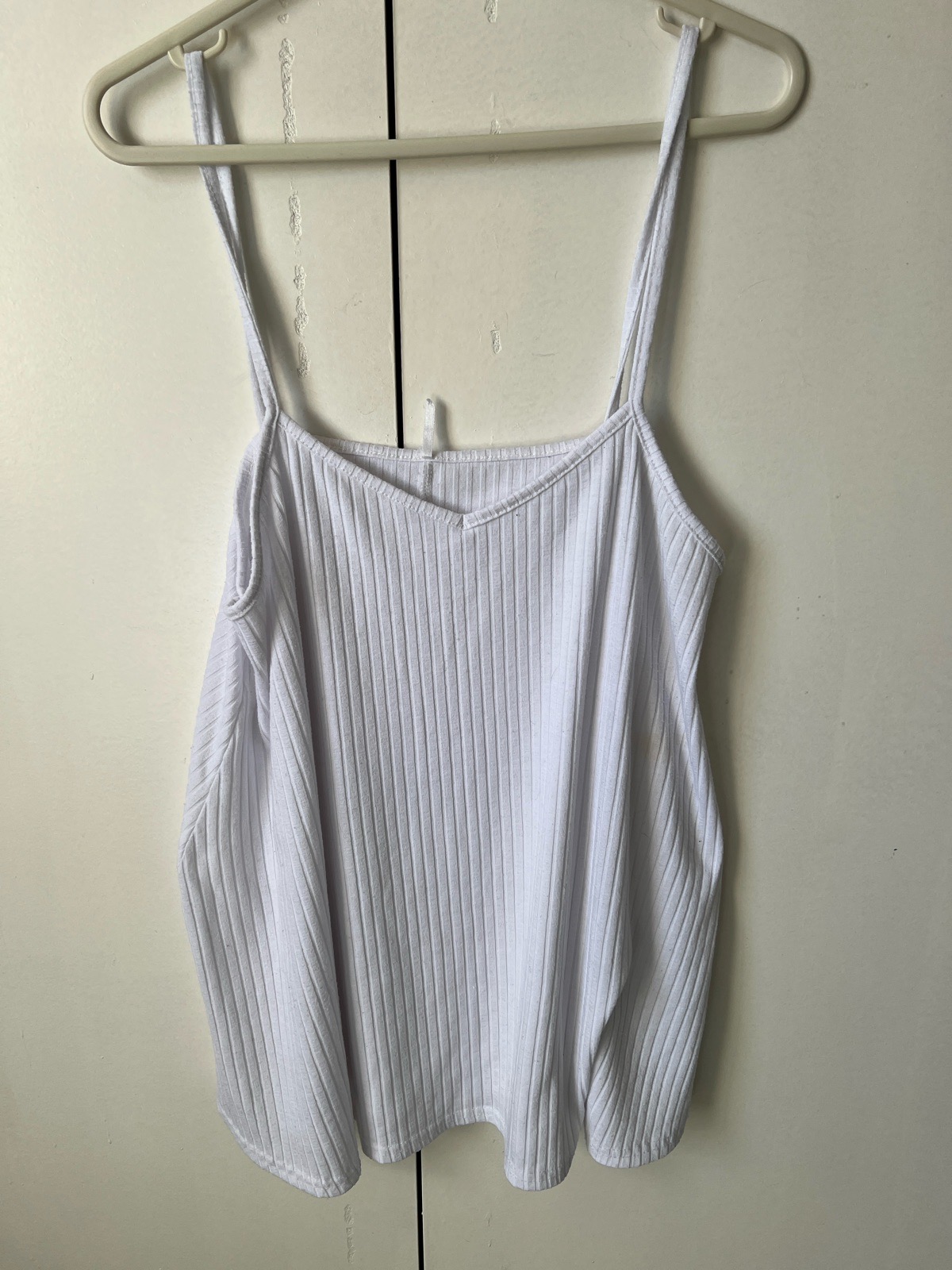 White swing vest top