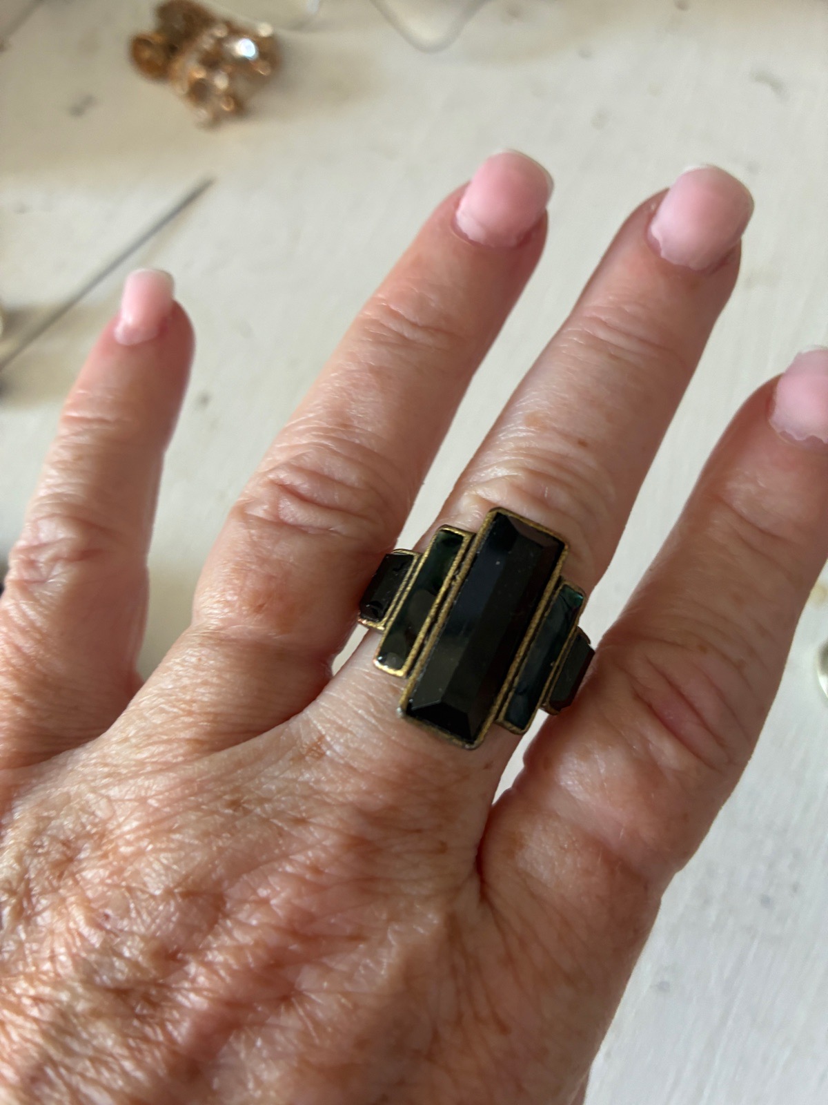 Vintage Green ring