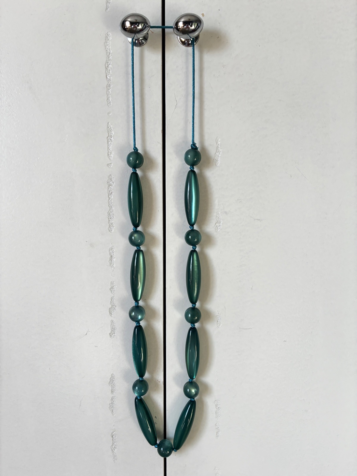 Statement blue necklace