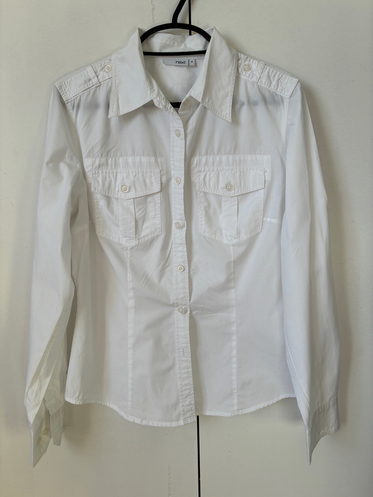 Next white cotton shirt