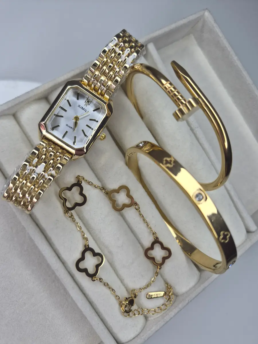 Watch and bracelet set