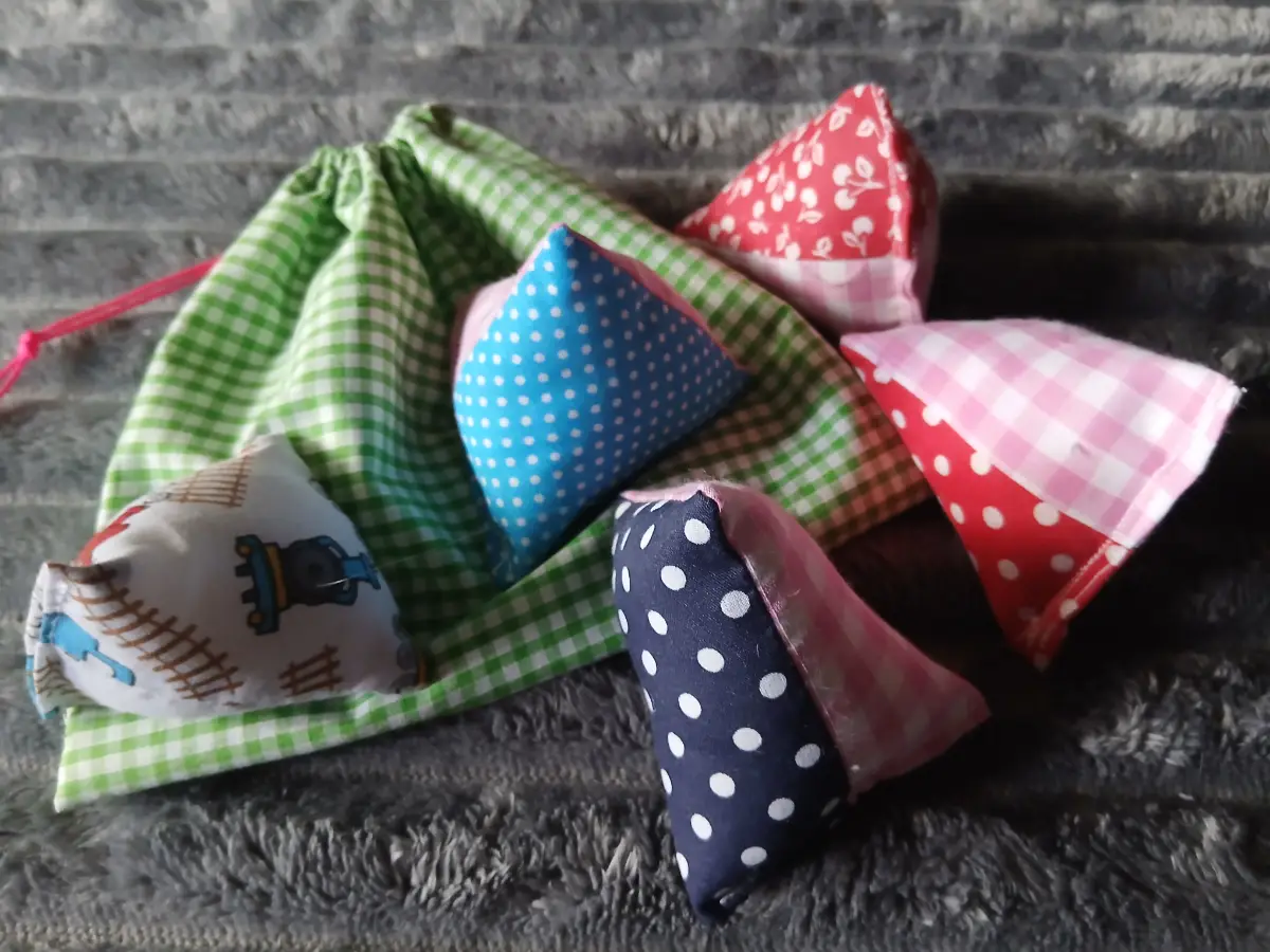 Handmade Sensory triangles
