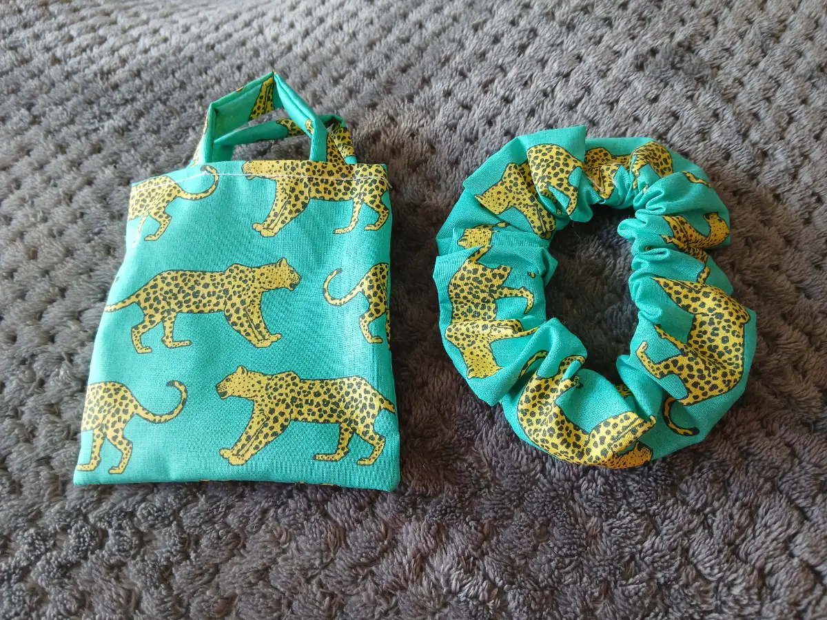 Handmade Scrunchie in a bag
