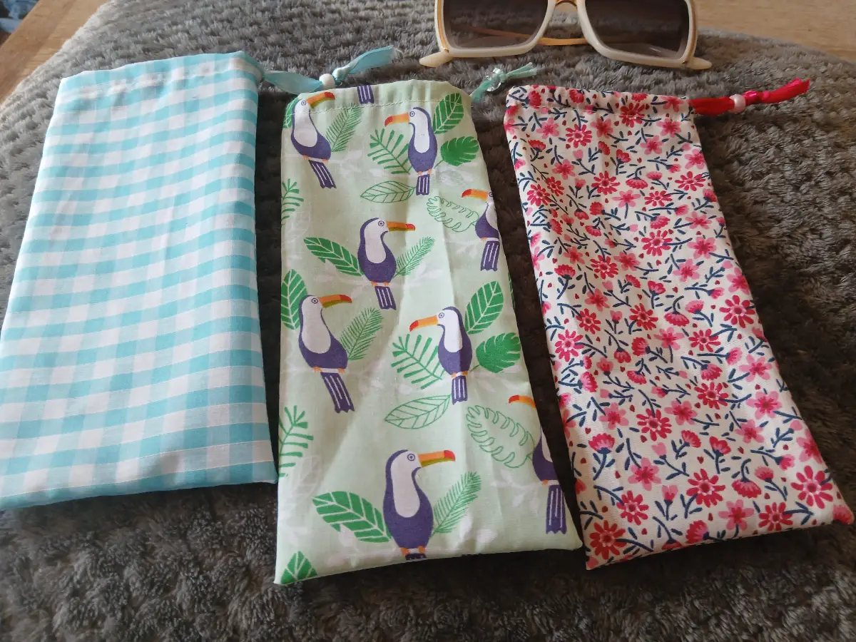 Handmade X 3 glasses case
