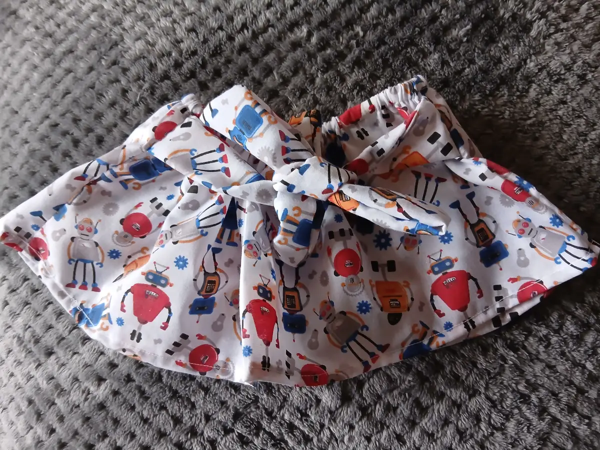 Handmade baby robot skirt