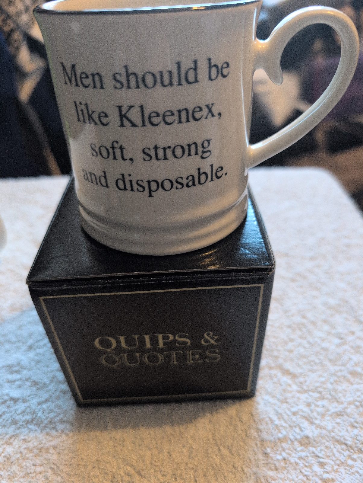 Joke mug.  Men are like ...... New in box. Gift