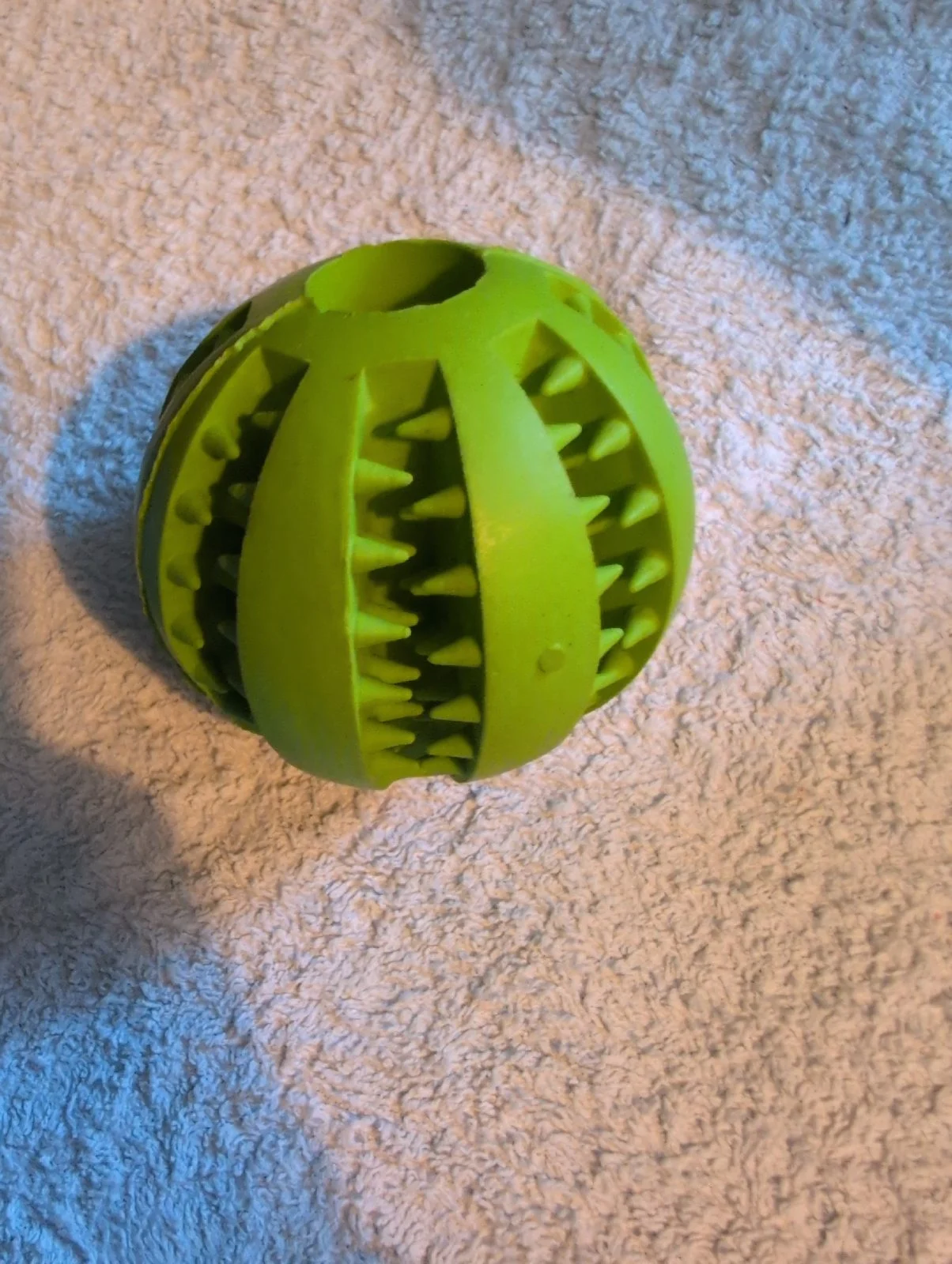 Dog treat ball very tough