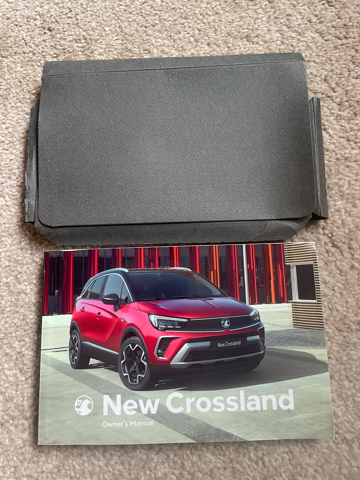 Vauxhall 2022 onwards  New Crossland Owner's Manual with Grey Pouch