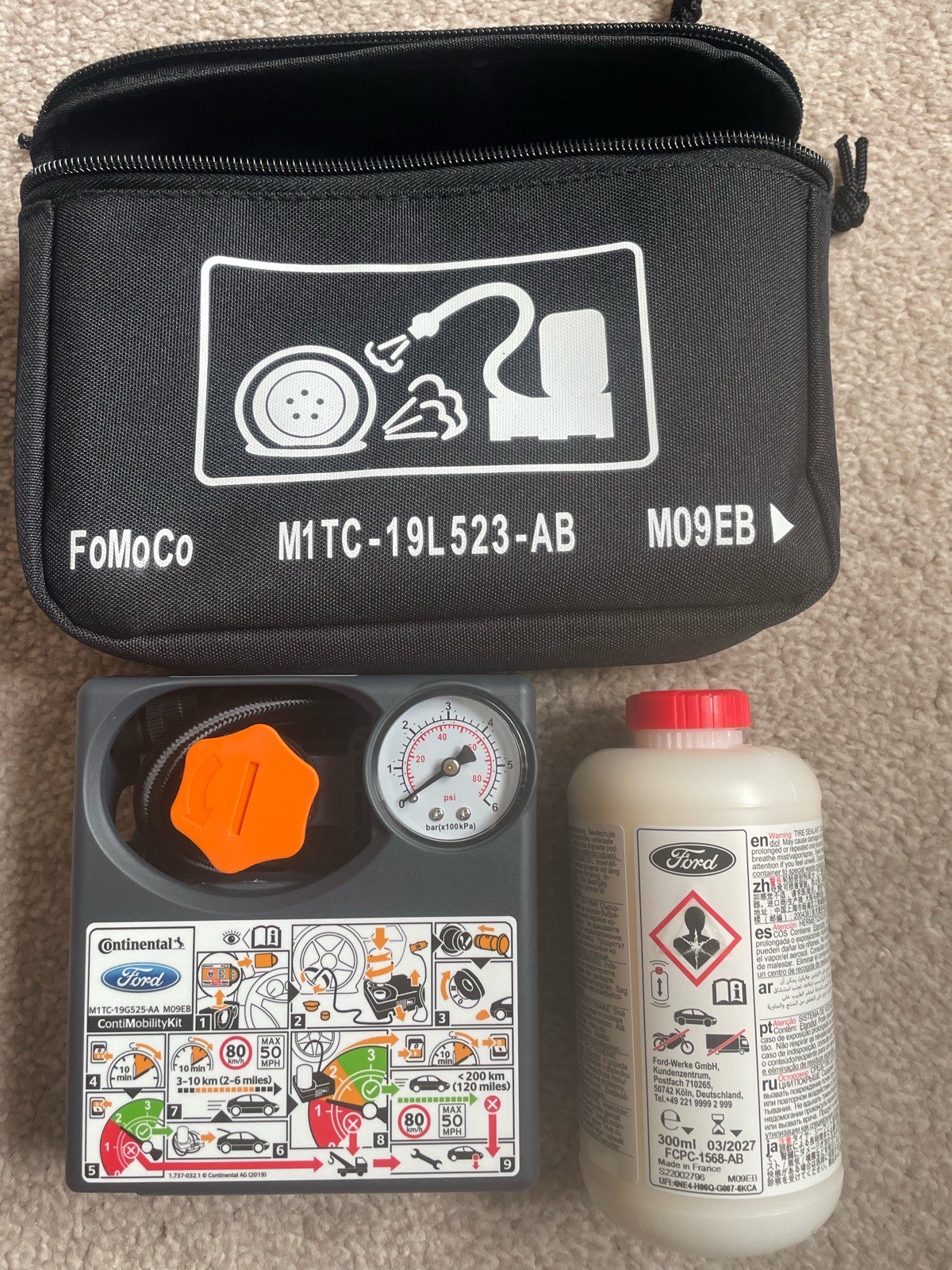 Ford Continental ContiMobilityKit Tyre Repair Kit
