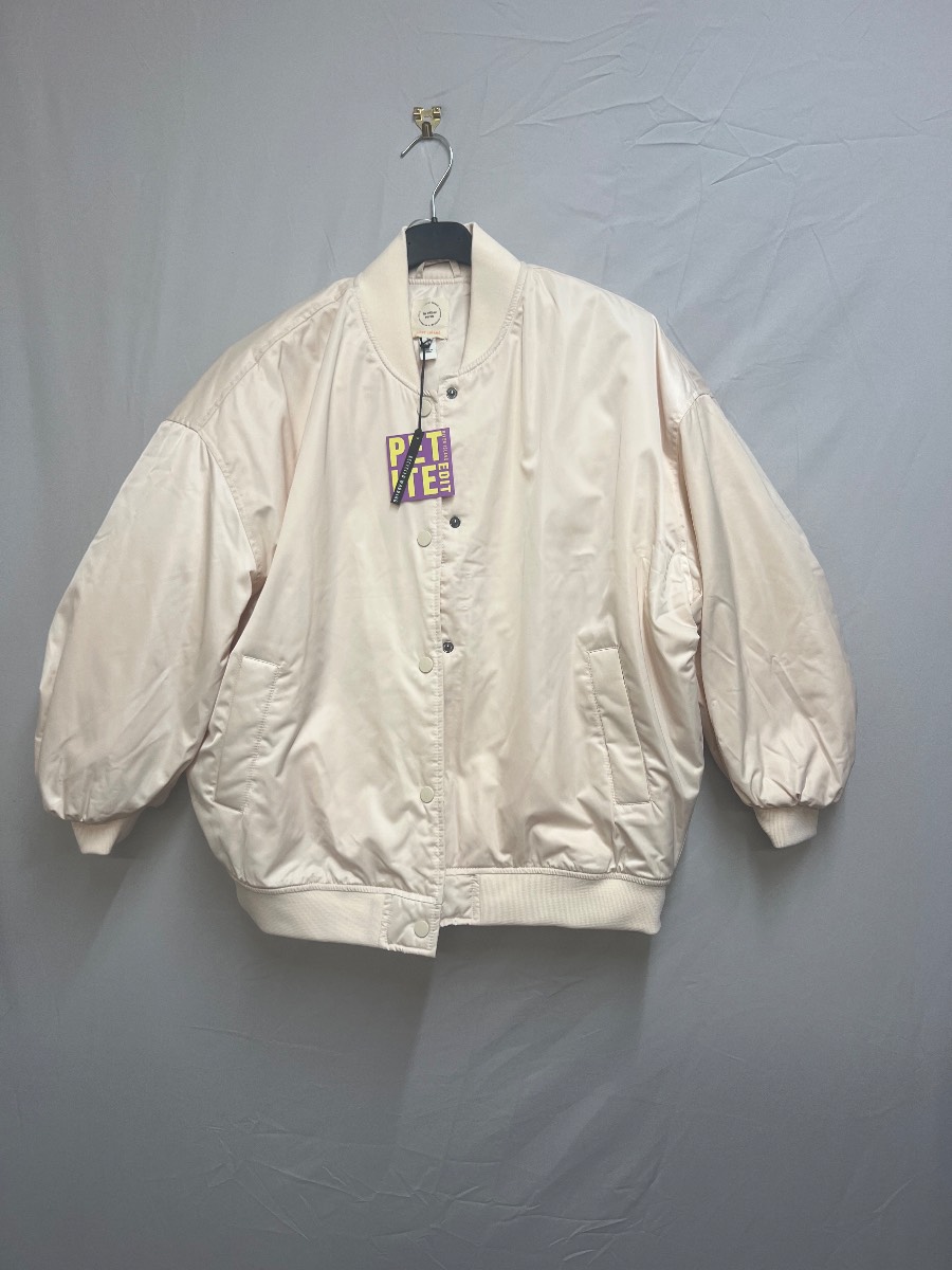 River Island In Other Words Stone Light Bomber Jacket BNWT UK S