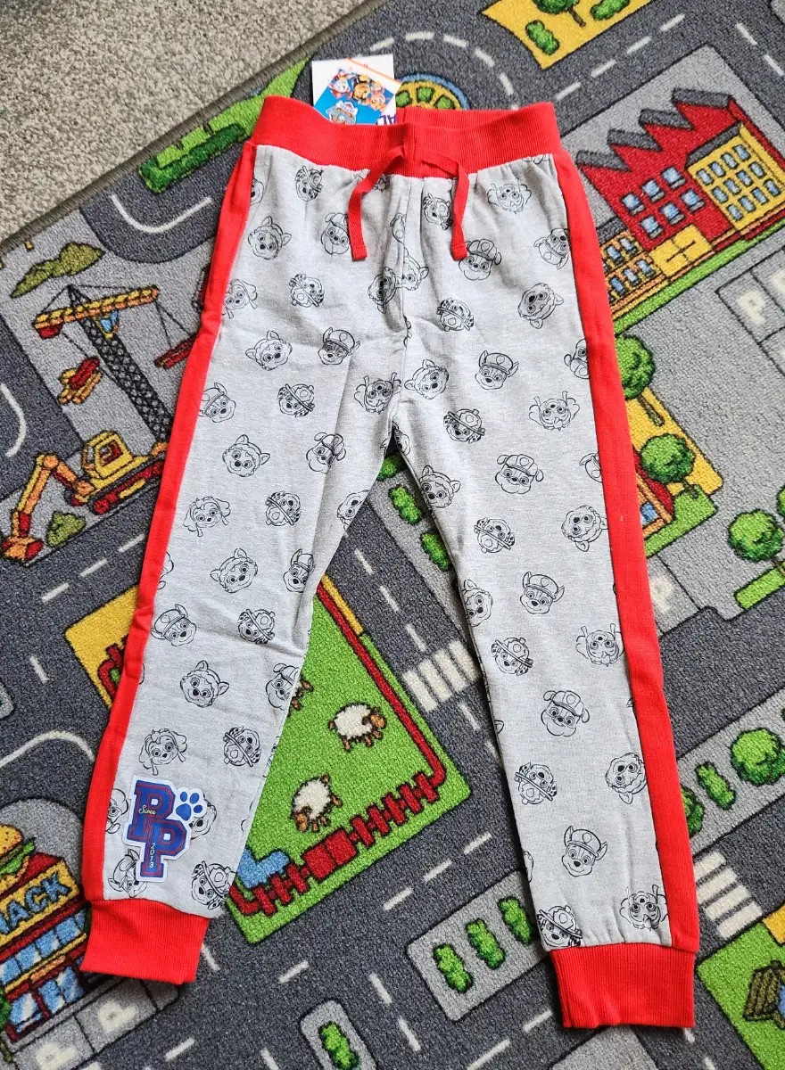 BNWT Boys Age 6-7 Paw Patrol Joggers