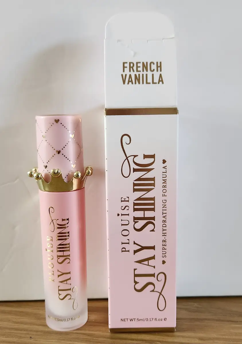 P.Louise Stay Shining Crown Lip Oil - French Vanilla