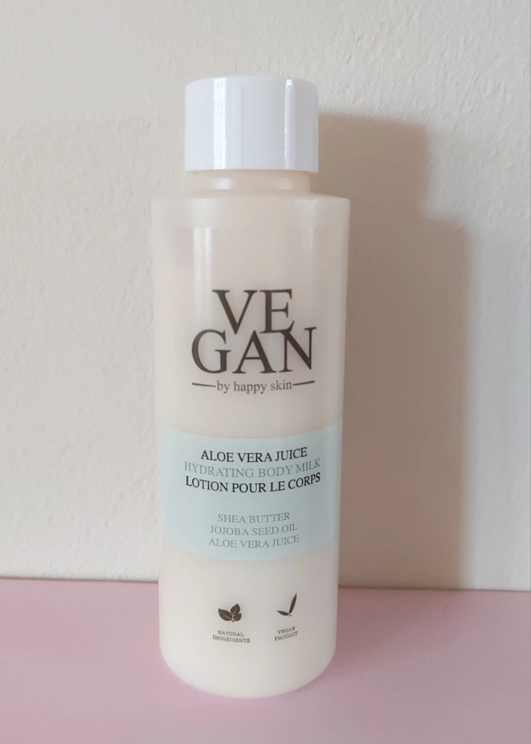 Vegan by Happy Skin Aloe Vera Juice Hydrating Body Milk Lotion - 100ml