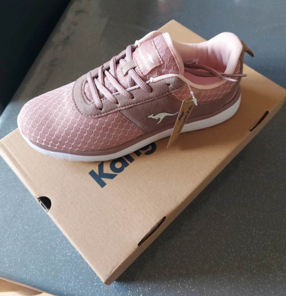 KangaROOS Ladies Size 5 Adults' Bumpy Low-Top Sneakers/Trainers - Pink